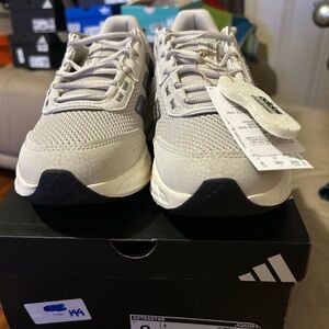Adidas Light Gray Athletic Shoes